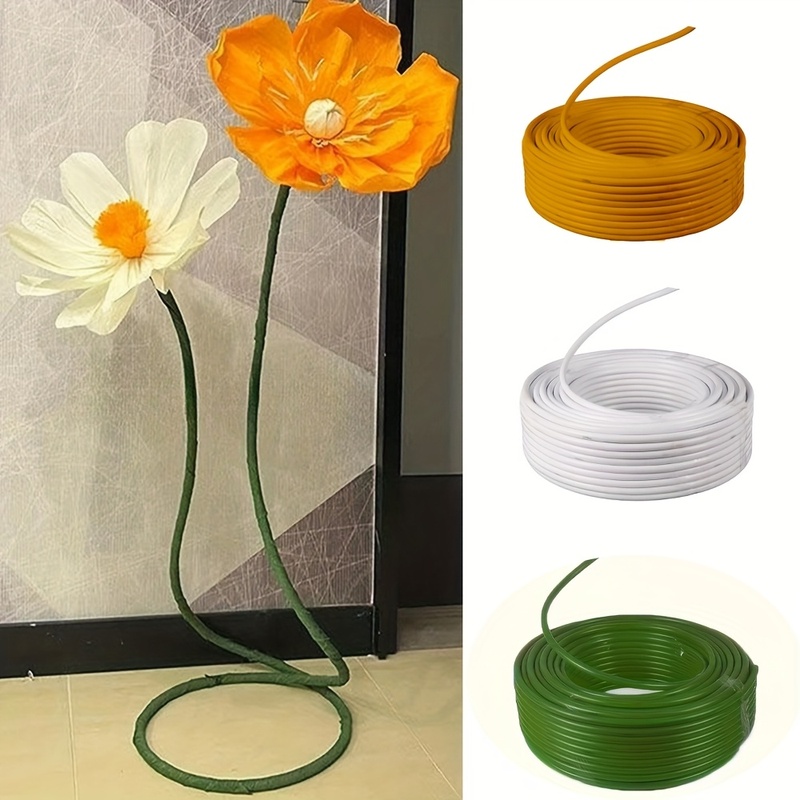 Plant Support Stake - Tubo flexível de haste floral cortável