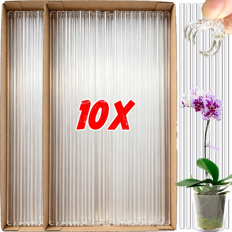 Plant Support Stake - Estaca de Suporte Transparente Reutilizável para