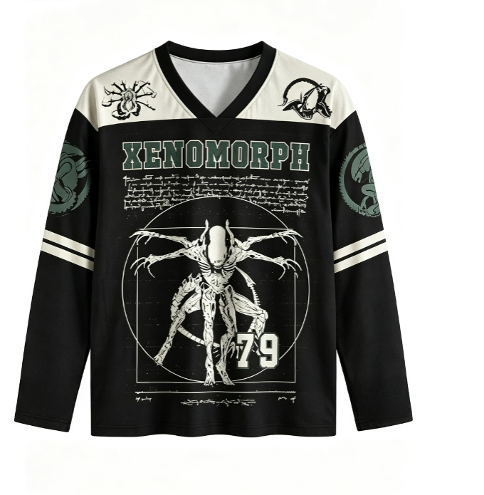 Monstera - Camisa de malha de manga comprida