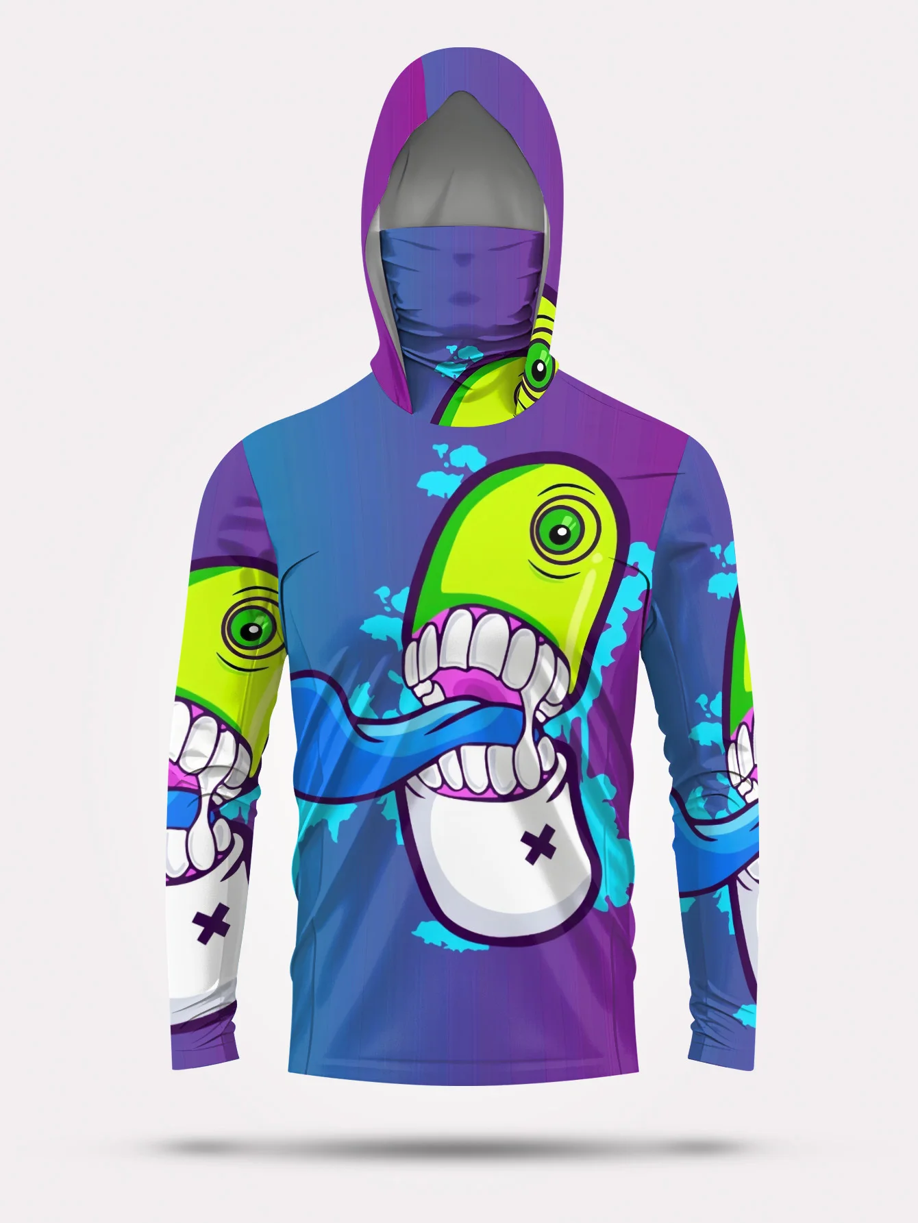 Camisola com capuz para pesca, - Monstera avaliação e preço