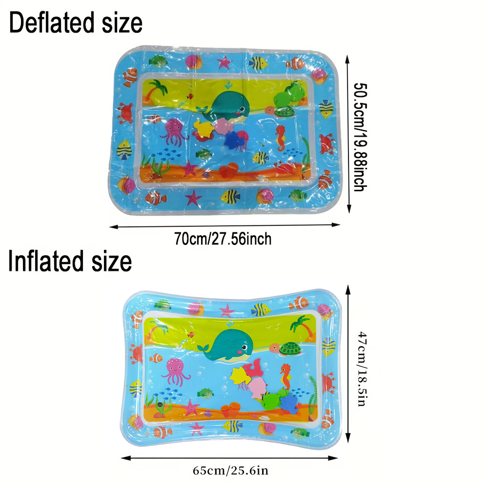 1pc baleia azul inflável pvc j - Repotting Mat avaliação e preço