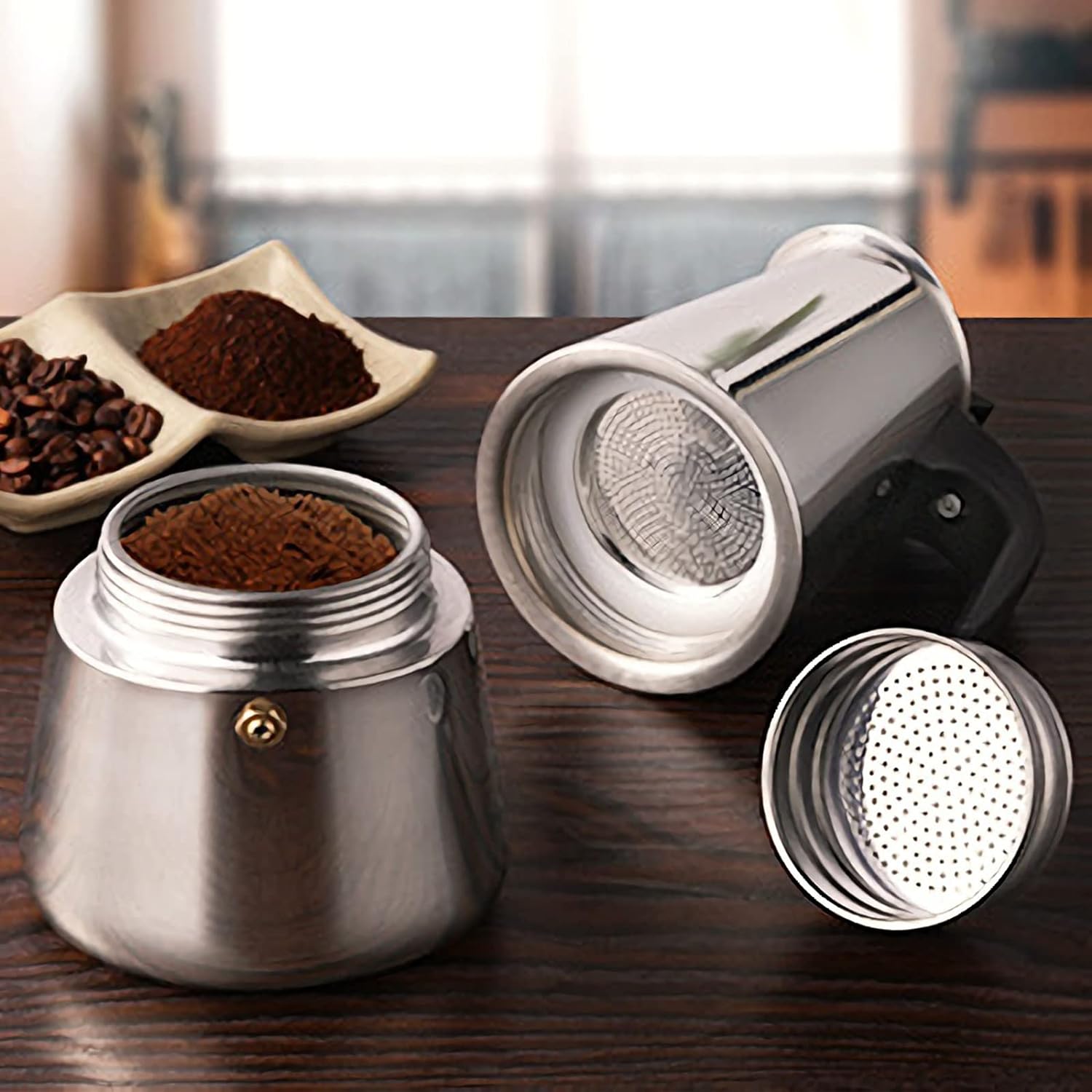 4/6/9 Xícaras Moka Pot Caffe M - Pothos avaliação e preço
