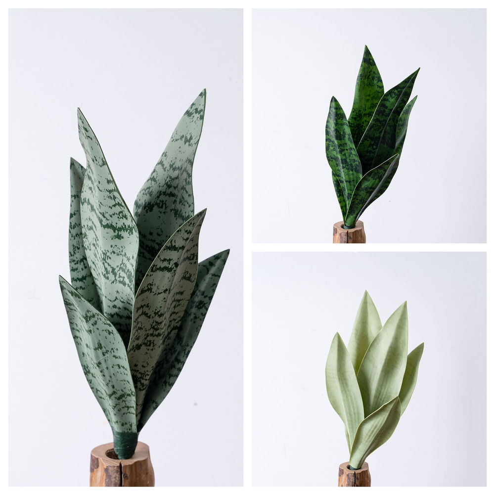 Planta artificial de PVC, imit - Snake Plant avaliação e preço