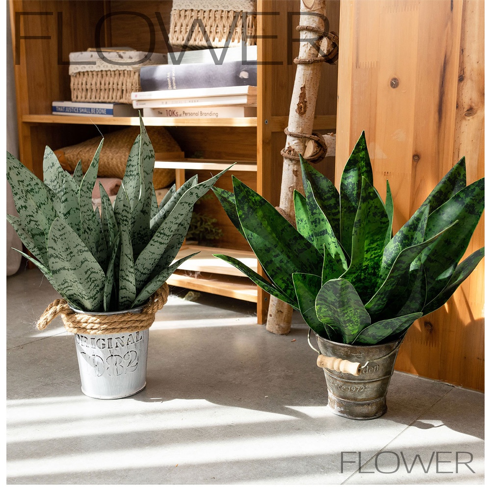 Planta artificial de PVC, imit - Snake Plant avaliação e preço